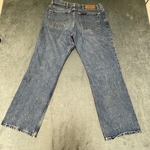 Riders By Lee Jeans Mens 36x30 Blue Denim Medium Wash 5-Pockets Straight Leg